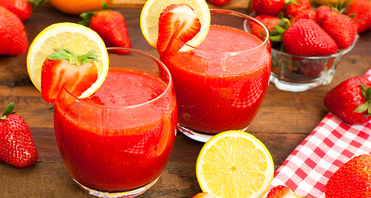 Erdbeere Limoncello Cocktail