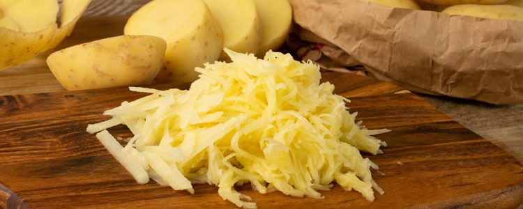 geriebene Kartoffel